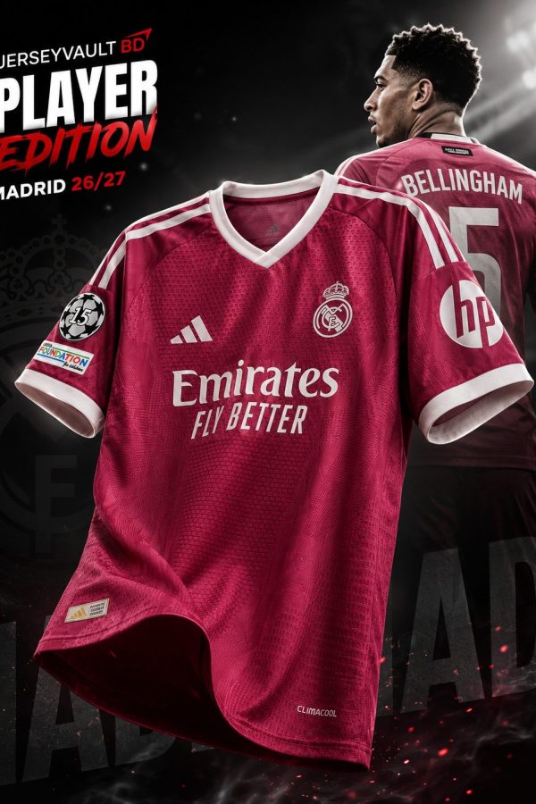 Real Madrid 3rd kit 2026/27 Player Edition | Premium Football Jersey | JerseyVault BD