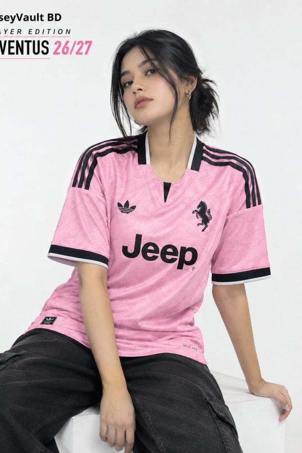 Juventus Away Jersey 2026/27 Player Edition | Premium Football Jersey | JerseyVault BD