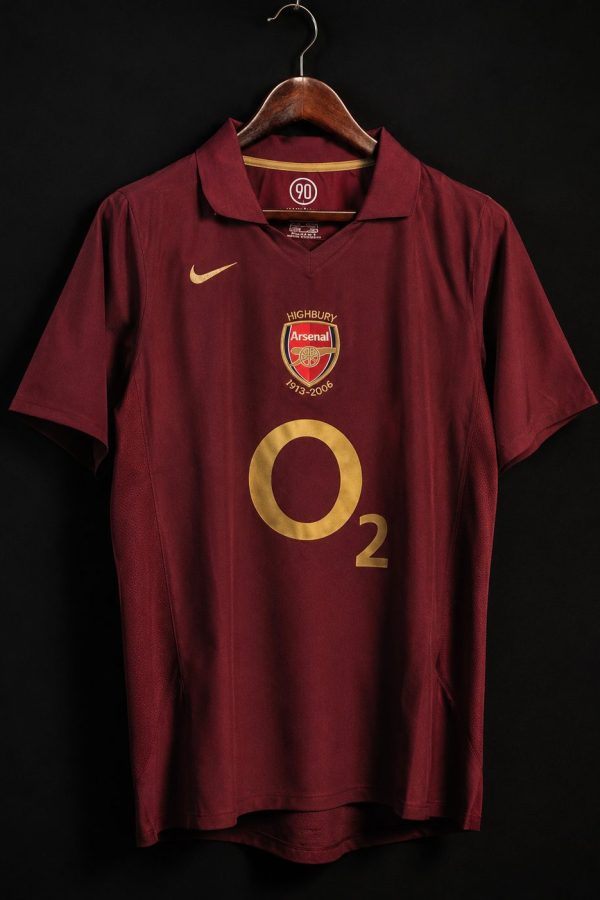 Arsenal 2005–06 Highbury Farewell Home Jersey | Retro Football Shirt | Premium AAA Thai Quality