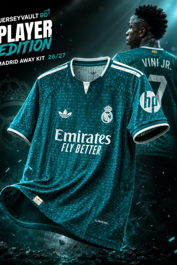 Real Madrid Away Jersey 2026/27 Player Edition | Premium Football Jersey | JerseyVault BD