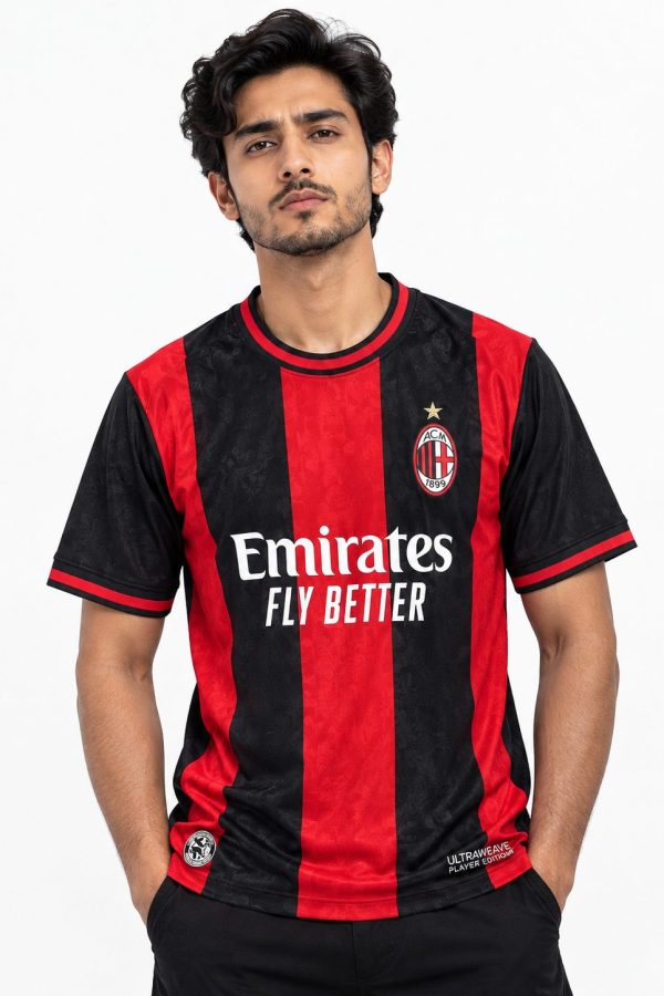 Ac Milan Home   Jersey 2026/27 Player Edition | Premium Football Jersey | JerseyVault BD