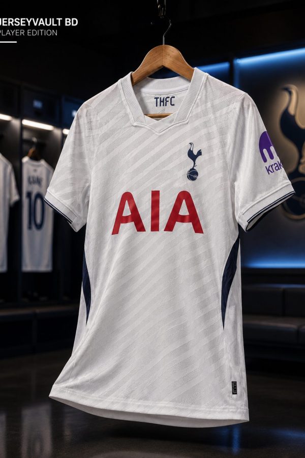 Tottenham Hotspur Home Jersey 2026/27 Player Edition | Premium Football Jersey | JerseyVault BD