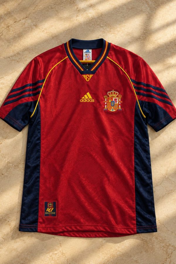 Spain 2002 World Cup Retro Home Jersey | Premium Collection