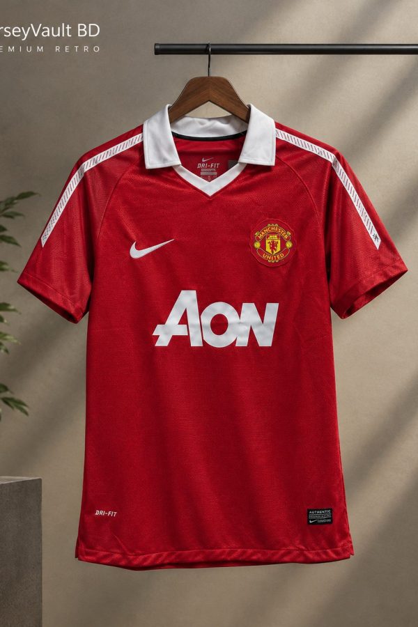Manchester United 2010/11 Home Retro Jersey | Premium Classic Football Shirt