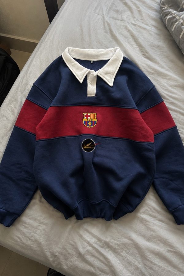 FC Barcelona Premium Sweatshirt | JerseyVault BD
